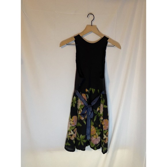 Free People Wool Dream Floral Dress Embroidered Crochet Boho Size S - Picture 2 of 3